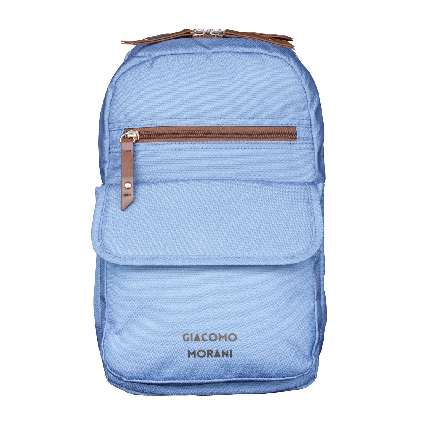 Crossbody Giacomo Morani, Color Azul Claro