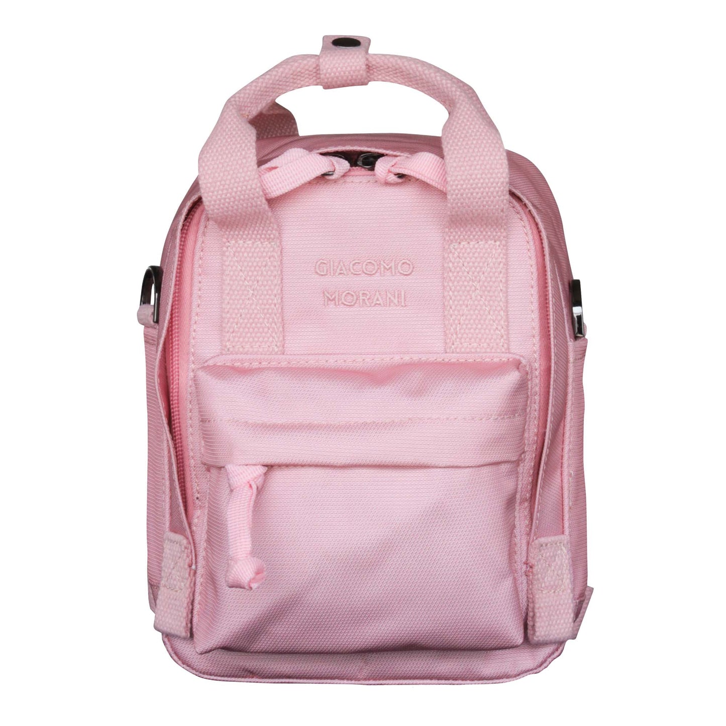 Mini Bolsa tipo mochila Giacomo Morani, Color Rosa